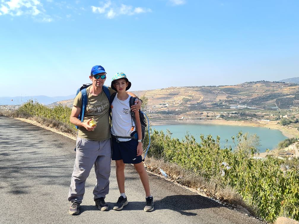טיול בר מצווה לאורך שביל הגולן